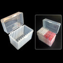 1Pc Plastic White Capacity Coin Storage Box Holder Slab For PCCB NGCJCAUJClj