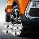 4Pcs Chrome Car Wheel Center Hubs Caps Rim Decorative Covers Kit 60*58mm