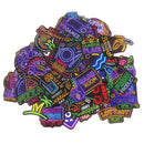 50Pcs Neon Stickers Skateboard Laptop Luggage Guitar Bike Car Bomb Dec- OZ