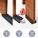 3Pcs Twin Door Draft Dodger Guard Stopper Energy Saving Protector Doorstop Home