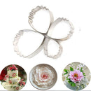UsefulStainless Steel Peony Flower Fondant Cake Mold Cutter Craft Bake Petal3c