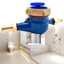 15mm Rotary Wing Cold Water Meter Flow Measure Digital Display High Sensitivity