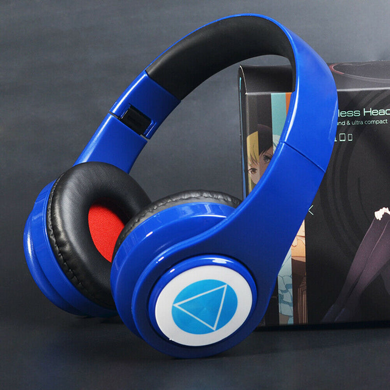 Wireless Bluetooth Headset Earphone Rechargeable Folding Music Headphone w/ MIC