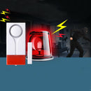 1X(Home Security Alarm Rood Flash With Sound Window Door Magnet Sensor Dete