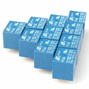 12V DC 10PCS  5Pins RELAY  Coil Power Relay PCB SRD-12VDC-SL-C 2J2 FU