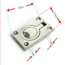 Rustproof Ring Boat Marine Flush Hatch Locker Cabinet Lift Pull Ring Handle