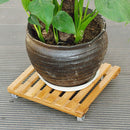 Plant Flower Pot Removable Tray Base Roller Moving Tray with Wheel Flower P
