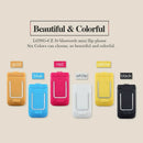 Long-Cz J9 Mini Flip Mobile Phone 0.66 Inch Smallest Cell Phone Wireless Bl