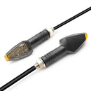 LED Turn Signal Lights High Light Efficiency No Thermal 2pcs 12V Motorcycle Ambe