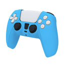 Silicone Dustproof Protective Cover Case for PS5 Game Controller (Blue)