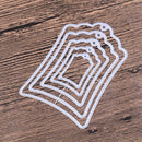 tag Dotted box Cutting Dies Scrapbooking Embossing Card Making Paper Craft Die L