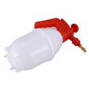 5X( Red Handle White Body Plastic Water Spray Bottle Pressurized Sprayer A7E9)