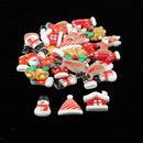 30x Christmas Element Scrapbooking Embellishments Album Decors DIY Button