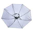 Anti-Rain Elastic Band Head Umbrella Hat Outdoor Sunscreen Tool(Royal Blue)