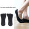 1 Pair Five Finger Toe Socks Elastic Solid Summer Boat Socks (Black) A