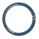 Titanium Circle Spring Keychain Buckle Clip Round Hook Key Chain 18mm Blue