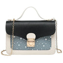 Fashion Bag Girl Sequins Star Print Shoulder Bag Chain Handbag Messenger Ba