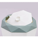 2Pcs Rubbish Garbage Bin Trash Can Swing Lid Bathroom Living Room Hotel