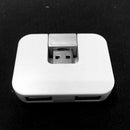 Wireless Micro USB 2.0 4-Port Distributor Multi Hub Splitter Power For Comp Q8N4