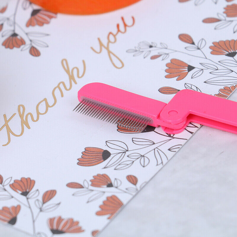 Foldable Eyelash Curler Beauty Lash Separator Eyelash Brush Comb Cosmetic To Hn