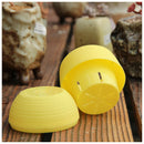 5pcs Round Plastic Plant Flower Succulents Pot Vase Container Boxes Garden