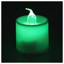 4Pcs Flameless Flickering LED Candle Light Tealight Decorative Light--Batte