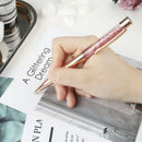 Quicksand Ballpoint Pen, Dynamic Liquid Flower Pen, Metal Ballpoint Pen, Bl M4F4