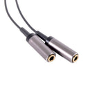 Elbow 3.5mm male to female one audio cable couple headphone extension cable