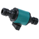 1pc 3/4'' 2 Way Garden Lawn Watering Hose Quick Connector with Shut Off Val3C