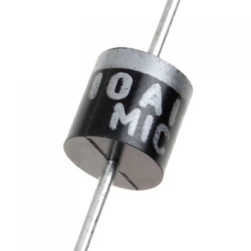 100Pcs 10A 1000V Axial Rectifier Blocking Diode for DIY Solar Panel