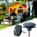 4pcs Mower Blade Drill Lawnmower Lawn Mower Sharpener For Grinding Power Drill