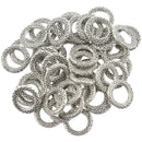 50 Pcs Soldered Closed Jump Rings 14mm Dia. J1U2