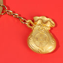 2021 Chinese Wind Ox Year lucky Bag Treasure Creative Fortune Car Keychain G Hn