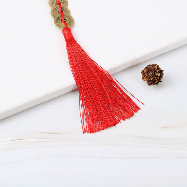 chinese feng shui lucky coins wealth 9 emperors coins home car hanging string M&