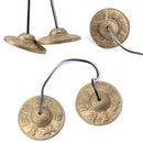Handcrafted Tibetan Meditation Tingsha Cymbal Bell with Buddhist Lucky Symbol