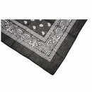 Bandanas scarf Hip Hop Rock headband hair scarf for dance Sport bike - blac P8N7