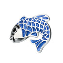 Fashion Animal Cartoon Fancy Carp Koi Brooch Pins Collar Badge Corsage Decor Men