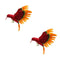 2pcs Artificial Feather Flying Bird Craft Taxidermy Home Art Decor Ornament