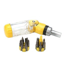 12 in 1 Portable Ratchet Screwdriver Bits Angle Adjustable Maintain Tools