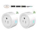 2 Pcs WIFI Smart Plug US Plug Smart Timing Socket Wireless Outlet Switch Remote