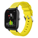 Silicone Replacement Sport Watch Band Strap for Huami Amazfit GTS (Yellow) A