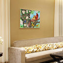 DIY Full Drill Round Diamond Painting Home Decor Mosaic (B3353 Tree Birds)