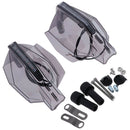 2x LED Handlebar Brush Hand Guards for Motorcycle Motorbike Scooter Dirtbike
