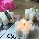 6Six Silicone Snowflake Mold Candle Soap DIY Aromatherapy Plaster CandleY Hn