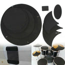 10 x Bass Snare Drums Mute Silencer Drumming Practice Pad Set Soundoff / Qu