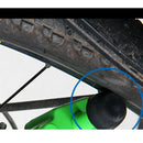 5V Motorized Bike Friction Generator Dynamo Dual USB Interface Charger Blue