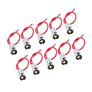 10 Pieces BA9S Light Lamp Bulb Holder Base Female Socket Wire Connector