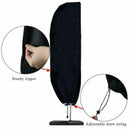 Heavy Duty Parasol Cantilever Outdoor Garden Hanging Umbrella Cover Sun Shade sd