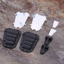 1Set TRX4 Black Plastic Intake Grille Cover & Engine Cover Hinge for 1/10 R