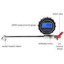 Dual Head Tire Inflator with Pressure Gauge 0-200PSI for Truck, Car, Bike, Motor